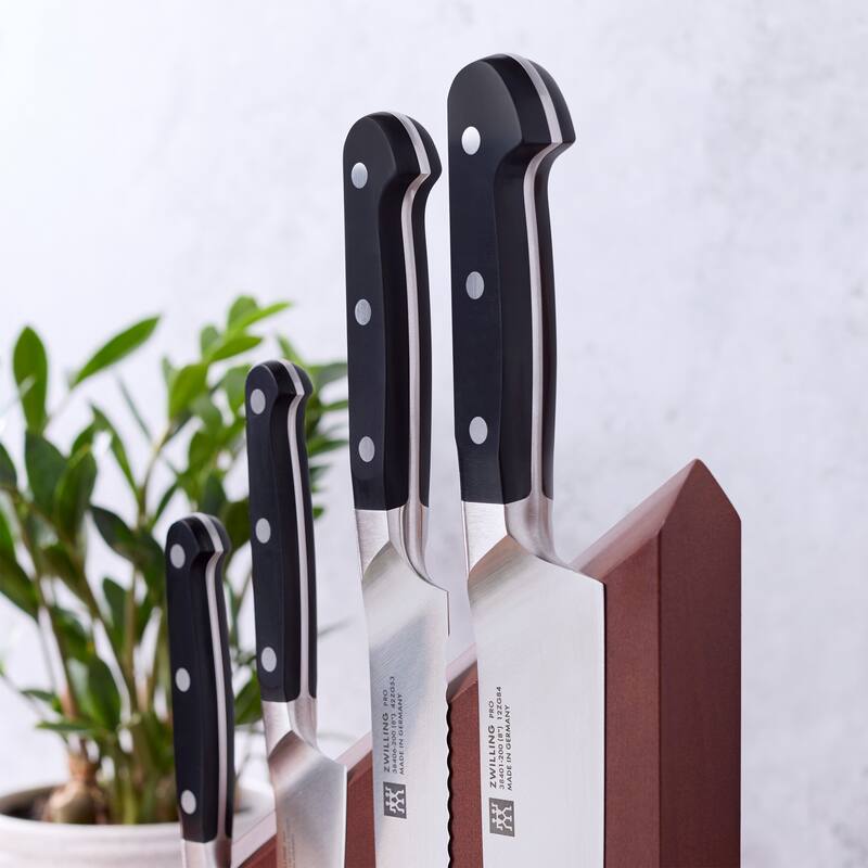 ZWILLING Pro RCF 5-pc Magnetic Knife Block Set