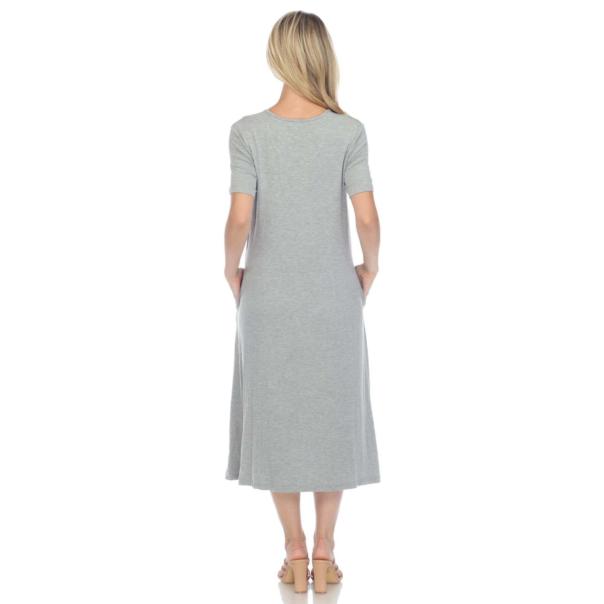 white fitted dress midi Fit-and-Flare Cotton Midi Dress with Bow Pure White / 12