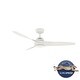 preview thumbnail 2 of 25, Hunter 52" Mosley Outdoor Ceiling Fan and Wall Control, Damp Rated - Industrial, Modern, Transitional