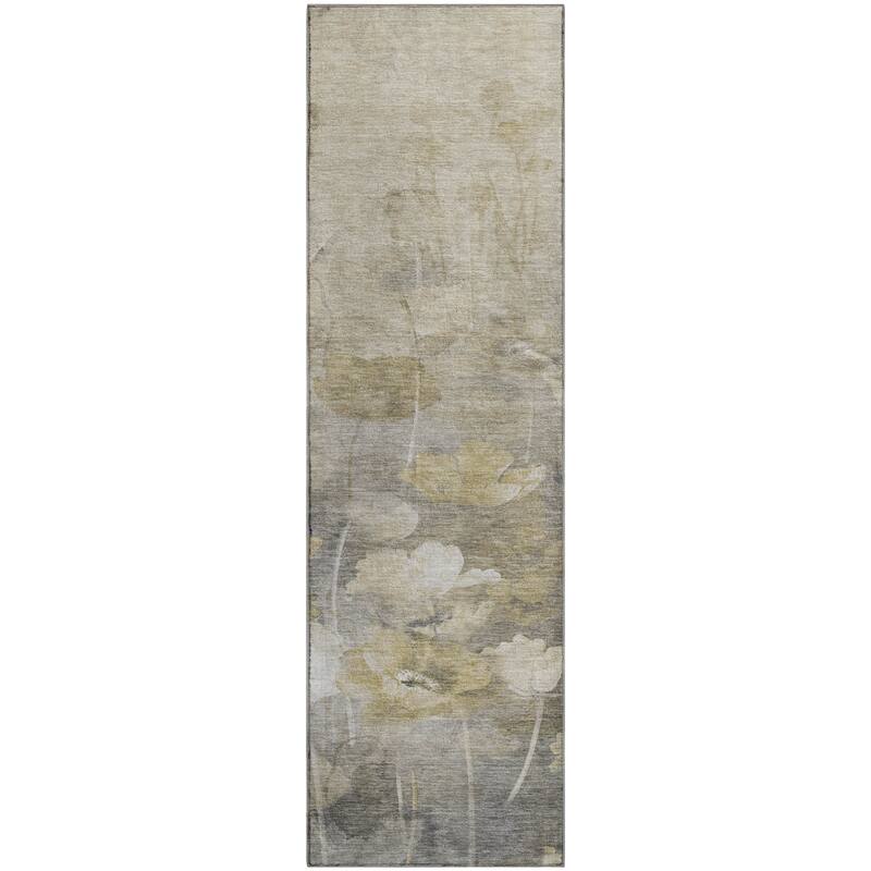 Premium Washable Super Soft Contemporary Floral Mayfield Rug