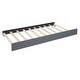 preview thumbnail 26 of 28, Linen Fabric Platform Bed with Brick Pattern Headboard, with Twin XL Trundle and 2 Drawers, Queen Size