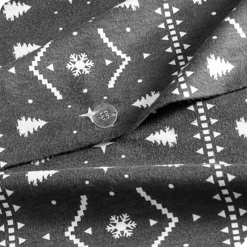 Bare Home Cotton Flannel Duvet Cover and Sham Set