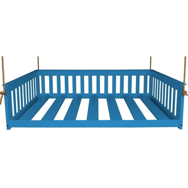 Pine Full Mission Hanging Daybed with Rope