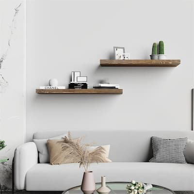 Wood Floating Shelves 24 inch