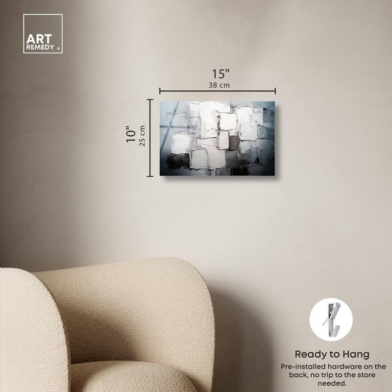 Urban Grid Acrylic by Art Remedy, Ready to Hang