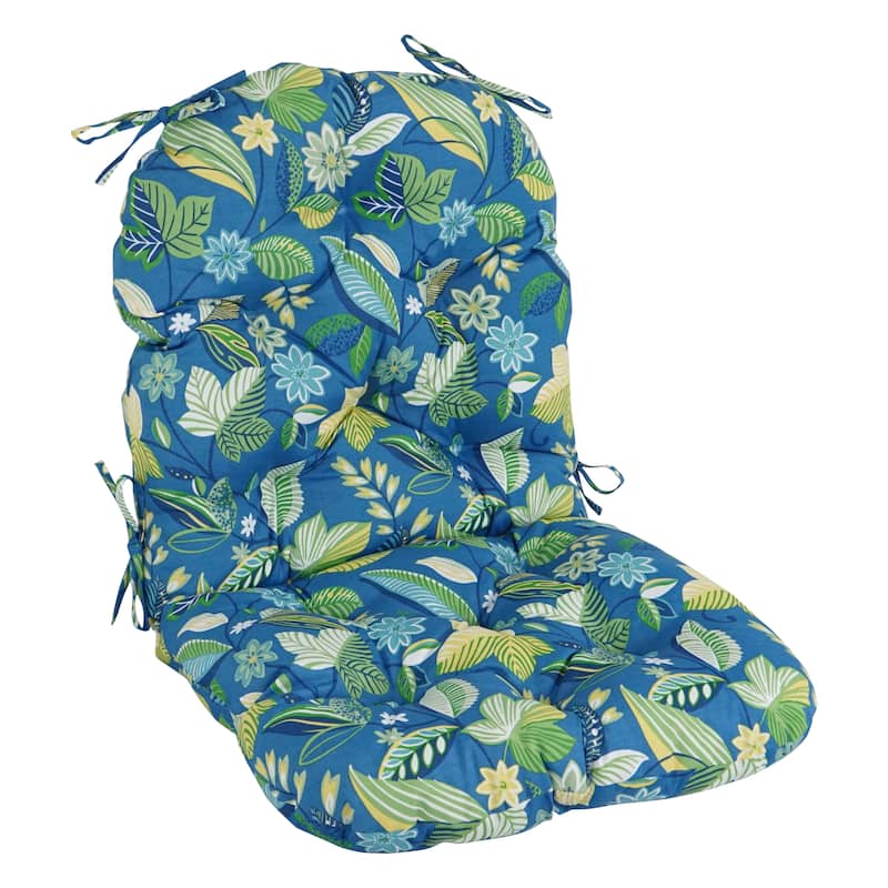48-inch by 24-inch Outdoor Seat/Back Chair Cushion (Cushion Only) - Skyworks Caribbean
