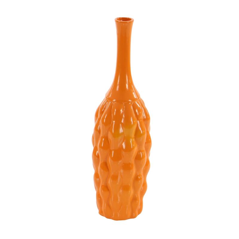 Multi Colored Ceramic Decorative Vase (Set of 3) - 5W x 5L x 18H