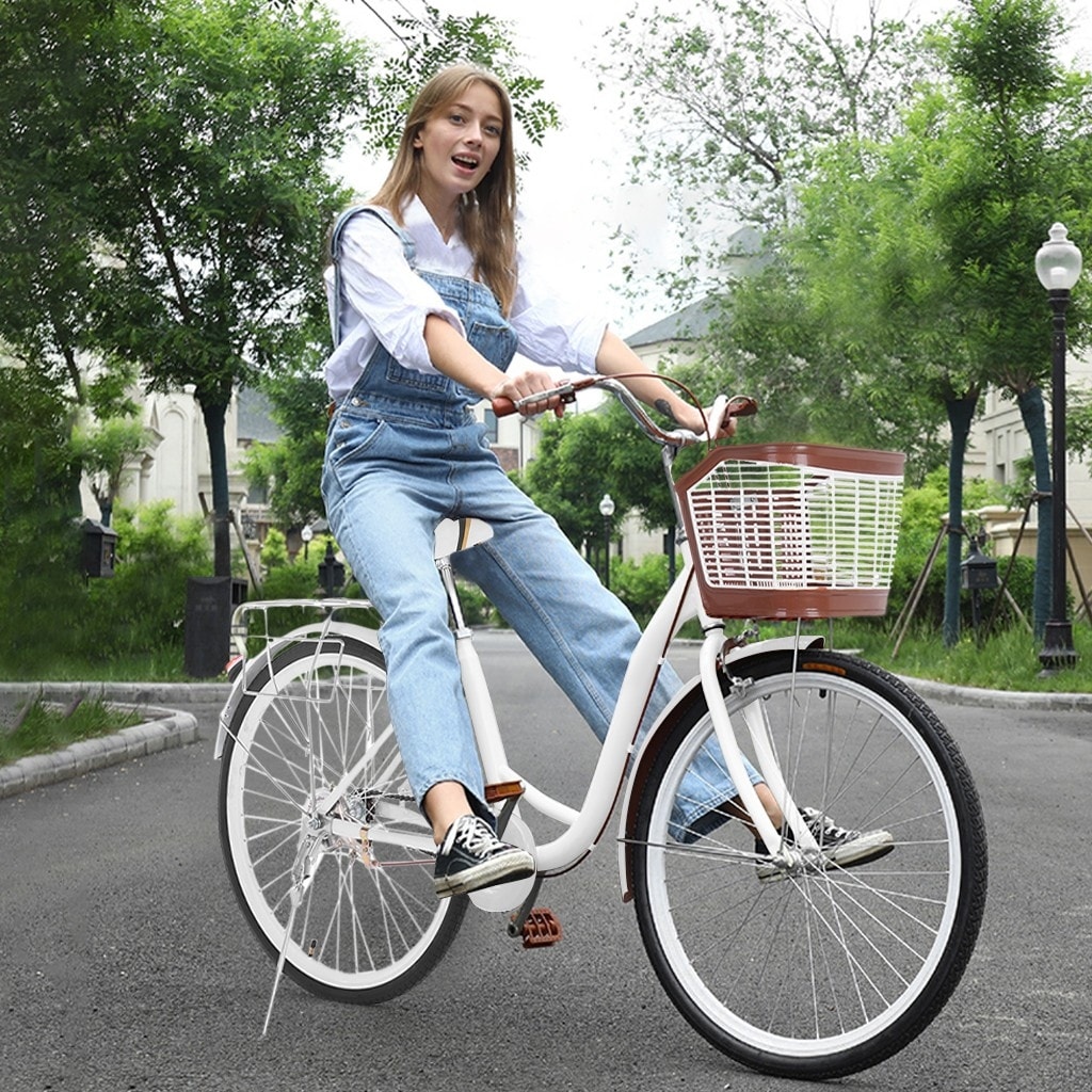 26 Inch Classic Bicycle Retro Bicycle Beach Cruiser Retro