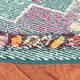 SAFAVIEH Crystal Floretta Vintage Boho Medallion Rug