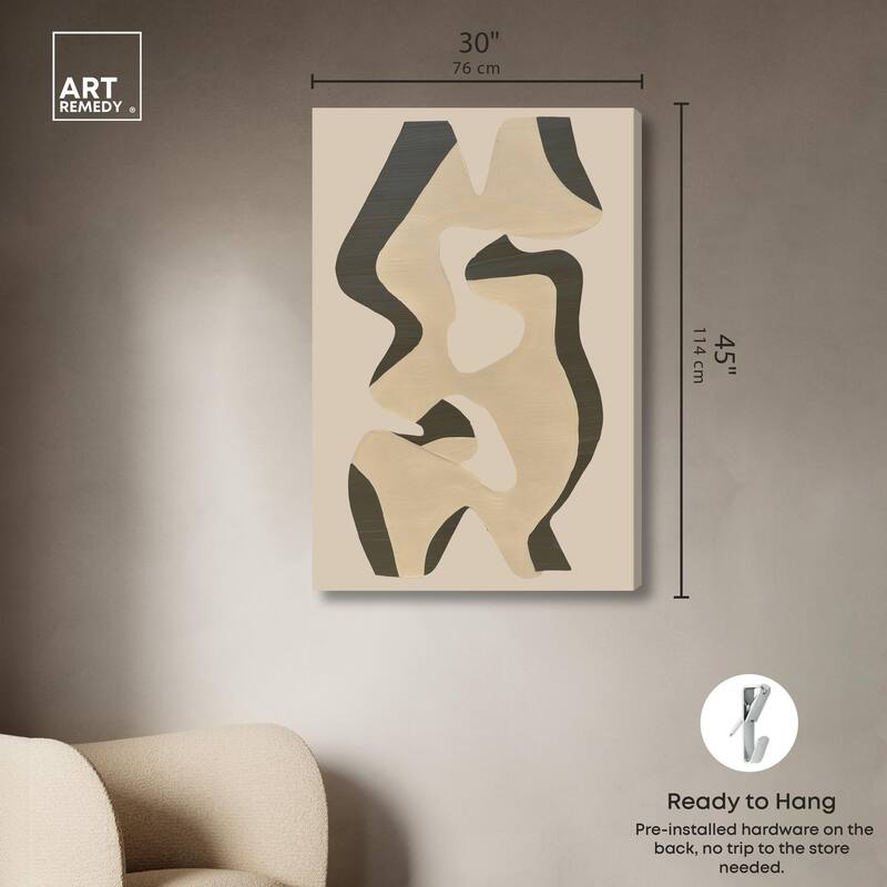 Shapes of Sage I Canvas by Art Remedy, Gallery Wrapped