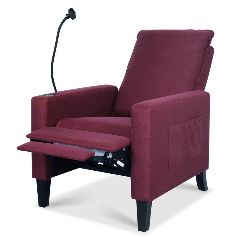 Christopher Knight Home - Mason Adjustable Recliner Sofa with Cup Holder and Convenient Storage