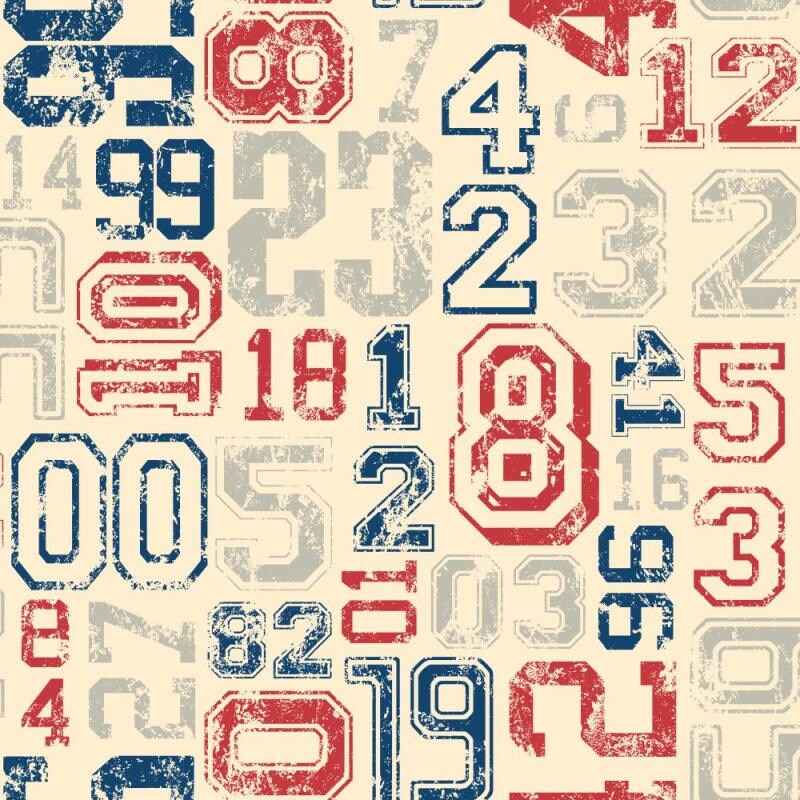 Shop York Wallcoverings Ks2364 Cool Kids Varsity Number Wallpaper Overstock 17881141