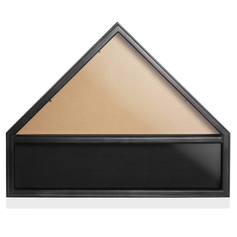 Military Medal and  Burial Flag Shadow Box Display Case