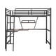 preview thumbnail 17 of 42, Metal Loft Bed with Desk and Shelf