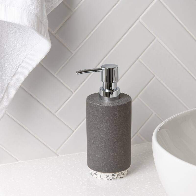 Marcello Stone 3 Piece Bathroom Accessory Set - 3 piece set