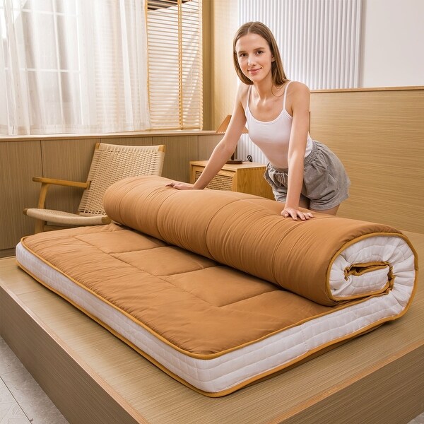 Padded Japanese Roll Up Floor Futon Mattress - Bed Bath & Beyond