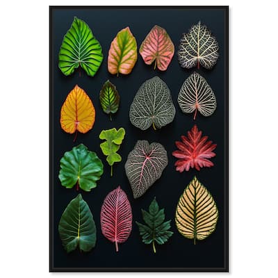 Leaf Lexicon Canvas by Art Remedy