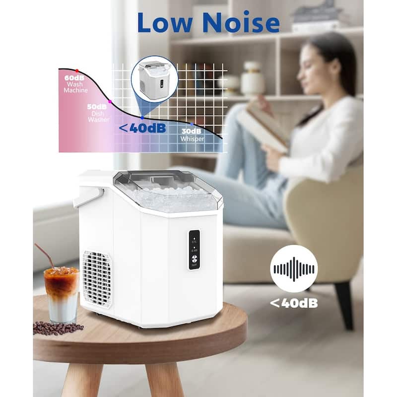 Ice Maker with Handle,33lbs/Day,