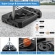 preview thumbnail 10 of 9, Basketball Hoop with 5.4-6.6FT Adjustable Height and 50" Backboard-Black - 6.6 ft/6 ft/5.4 ft