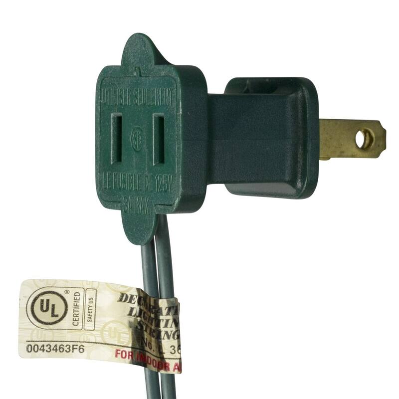 50 Multi-Color LED C7 Mini Christmas Lights, 20.25 ft Green Wire