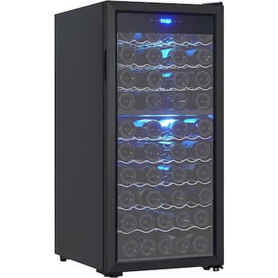 66-Bottle Dual Zone Wine Cooler Refrigerator
