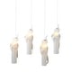 preview thumbnail 1 of 0, Set of 4 11.2in H BO Lighted Hanging Ghost Candles