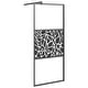preview thumbnail 8 of 71, vidaXL Walk-in Shower Wall multi size Half Frosted ESG Glass Black
