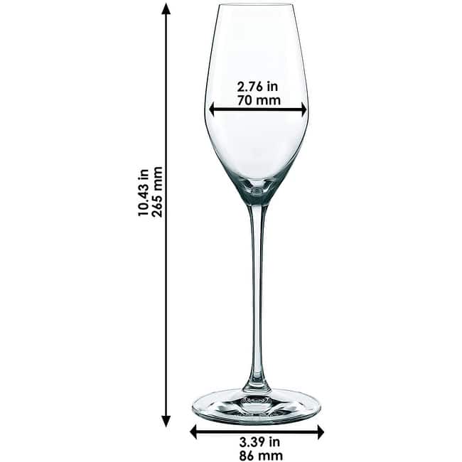 Nachtmann Set of 4 Supreme Champagne Flutes - 10.57 oz.