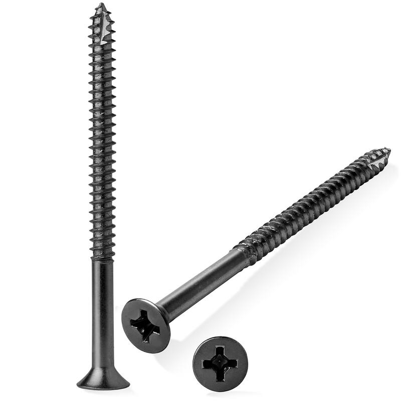 Wood Screws 9 x 3in for Door Hinges 25 pack