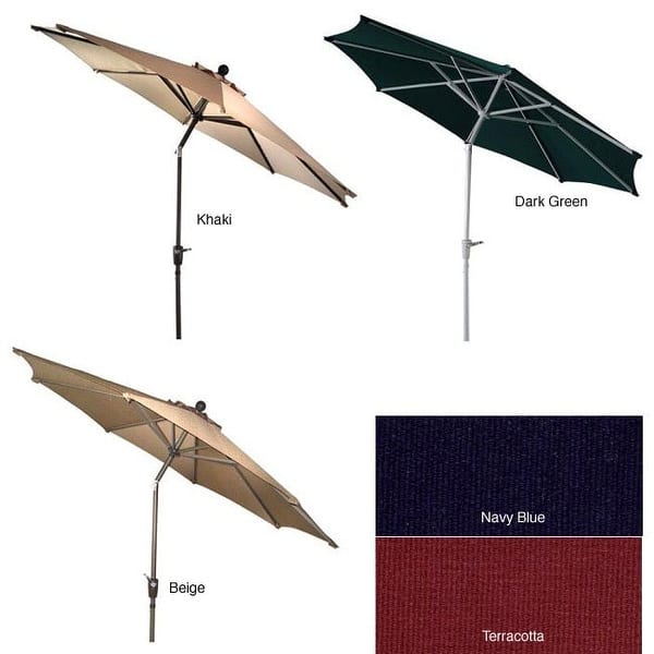 lauren and company patio umbrella & 9' Teal/White Moroccan Pattern : A Higher Standard of Shade The Resort Market Umbrella sets a new benchmark for B Iago Outdoor Umbrella Fabric Color: