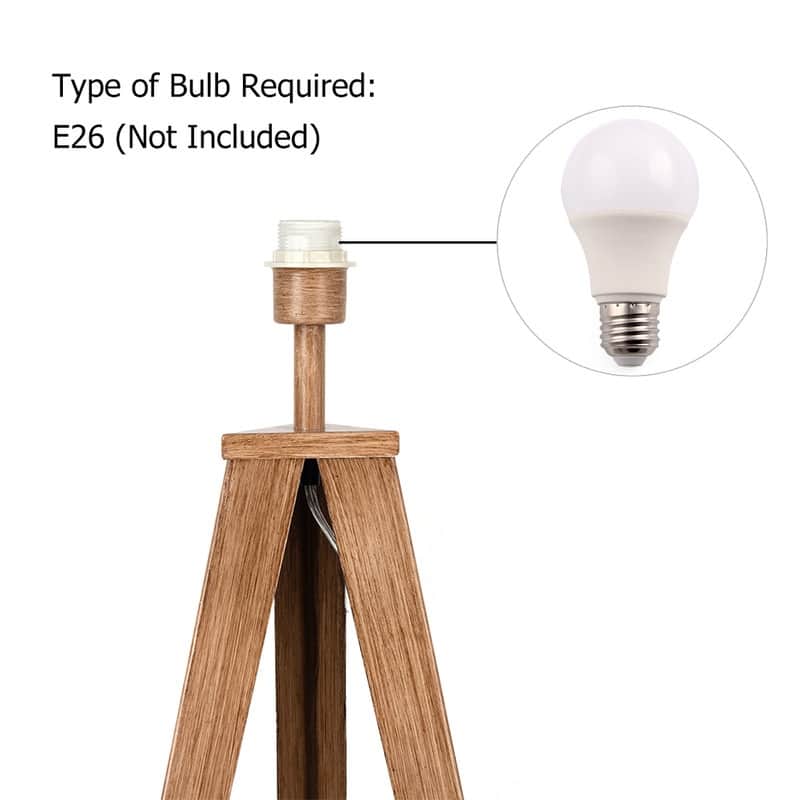 ROSEN GARDEN Floor Lamp, Modern Reading Light, Bulb Not Included