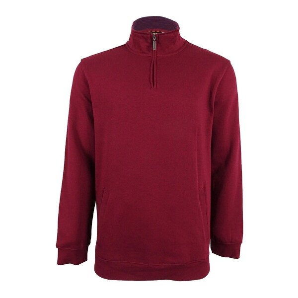 Download Shop Club Room Men's Quarter Zip Sweatshirt - Overstock ...