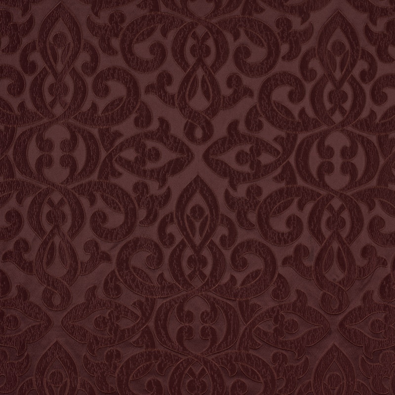La Boheme Maroon Window Panel Pair