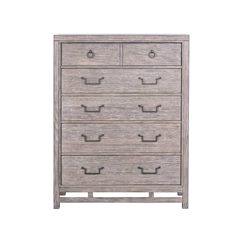 Bridgevine Home Fusion Five Drawer Chest, No Assembly Required, Dawn Finish