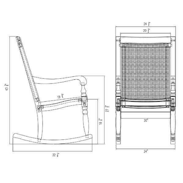 Oversized Rocking Chair Tutorial Lyon Mahogany Wood Oversized Outdoor Brown Wicker Rocking Chair - Bed ...