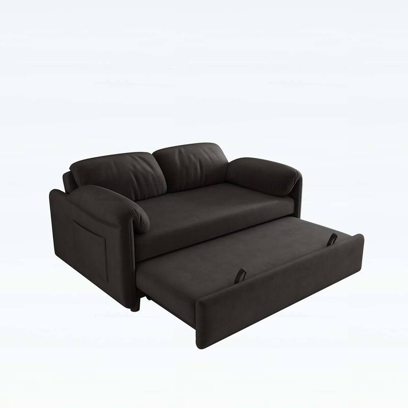 Sofa Centric Design: 54-Inch Sofa Bed with Dual Purpose - A Stylish Retractable Bed for Your Living Room