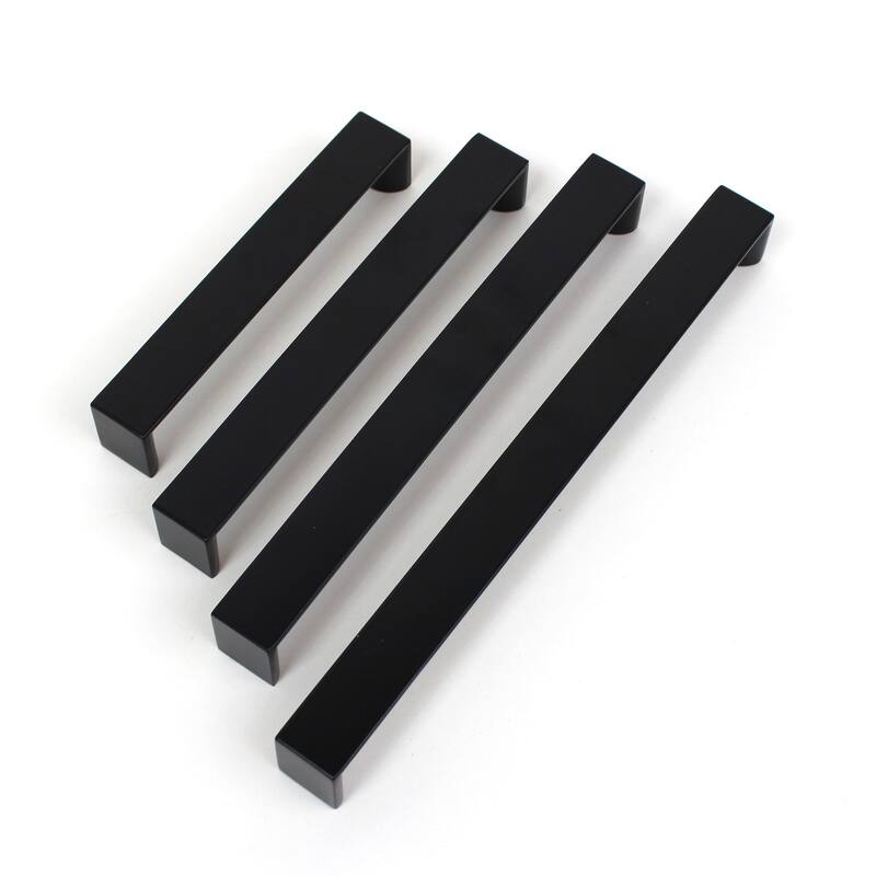 Dowell Series 3007 Handles (160mm/6.3" CTC), Black, 10 Pack - 6.3" - 160mm