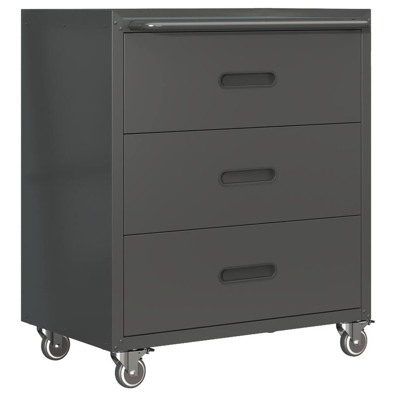3-Drawer Heavy-Duty Mobile Cabinet
