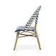 preview thumbnail 24 of 95, Furniture of America Irene French Chevron Wicker Patio Dining Chairs