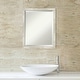 preview thumbnail 34 of 66, Beveled Bathroom Wall Mirror - Crackled Metallic Frame