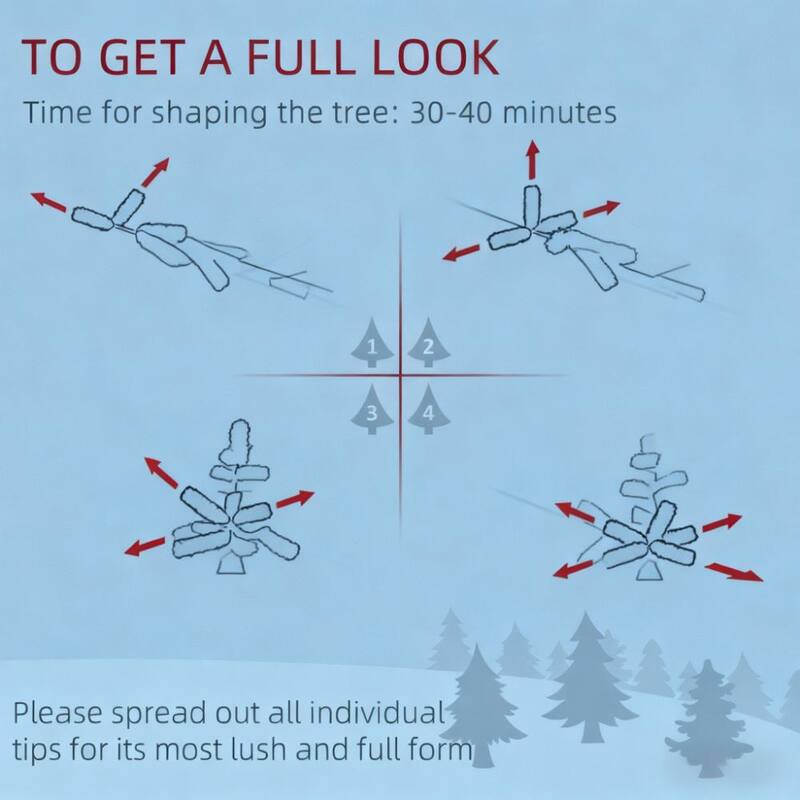 Christmas Tree, 8ft Pencil Artificial Christmas Tree with Realistic Branches and 618 Tips, Plastic Base - White