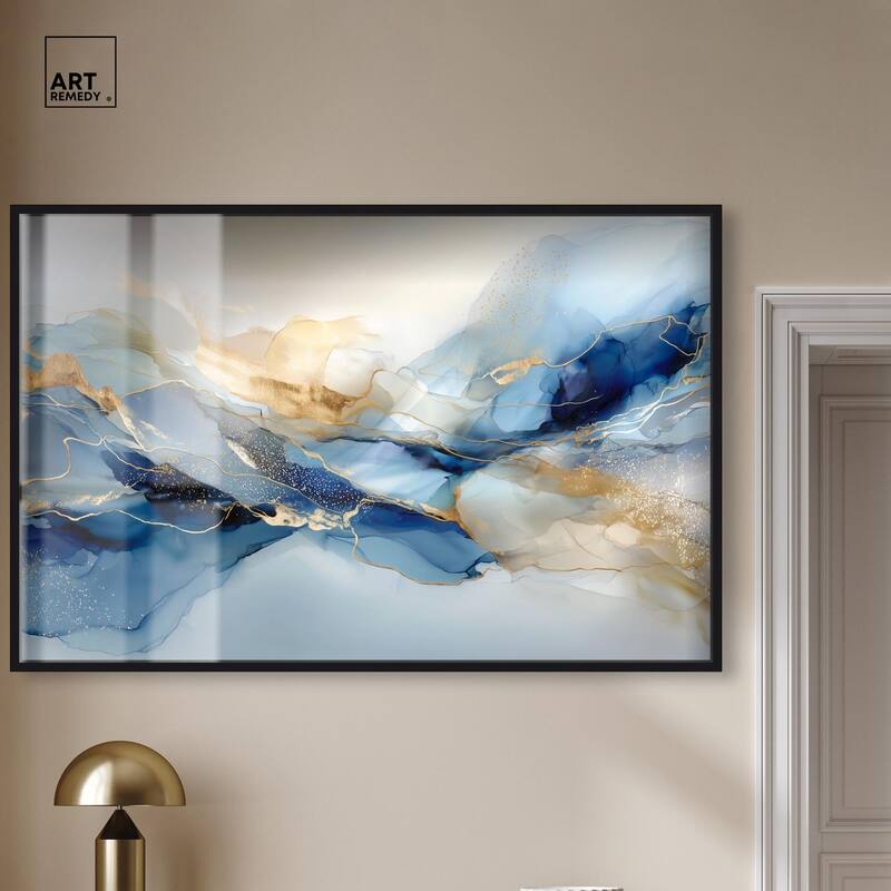 Postmodern Flow I Shadowbox by Art Remedy