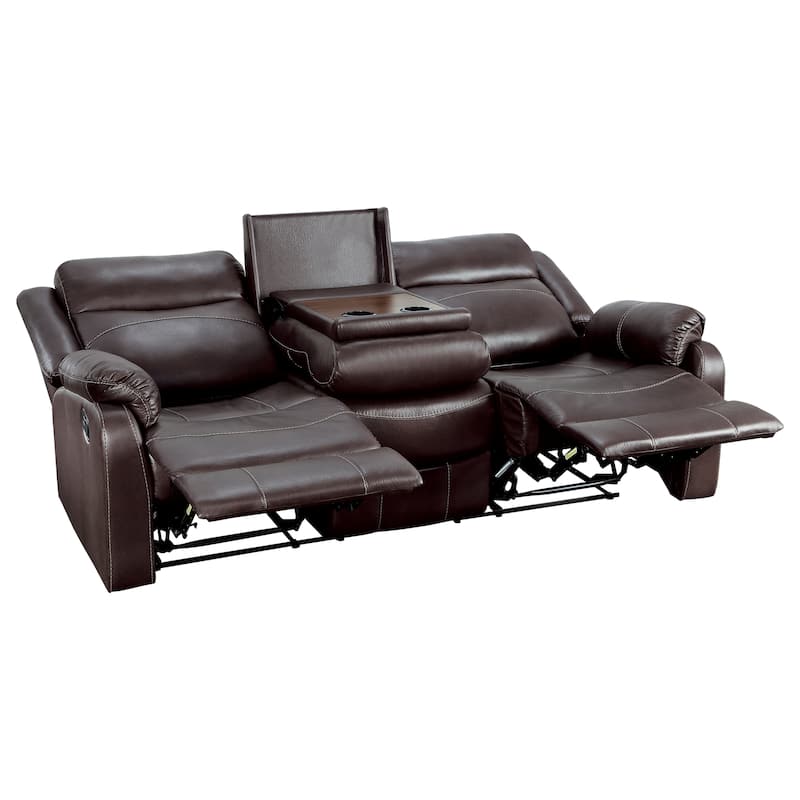 Soho Double Lay Flat Reclining Sofa with Drop-Down Table