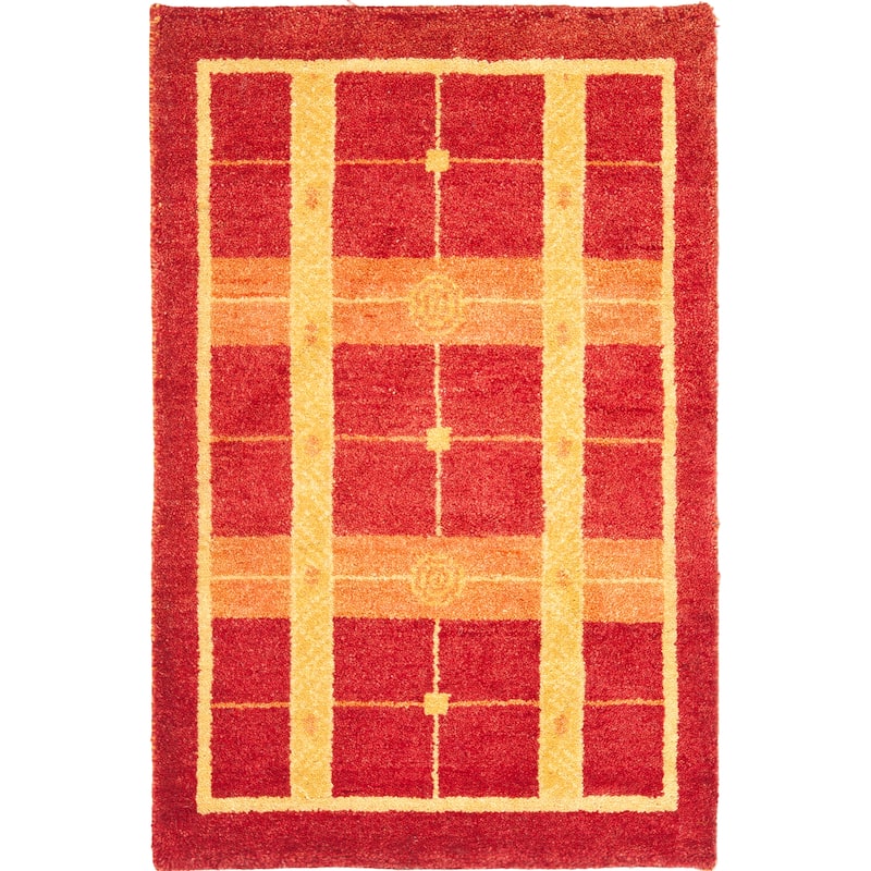 SAFAVIEH Hand-knotted Gabbeh Marrigje Traditional Wool Rug