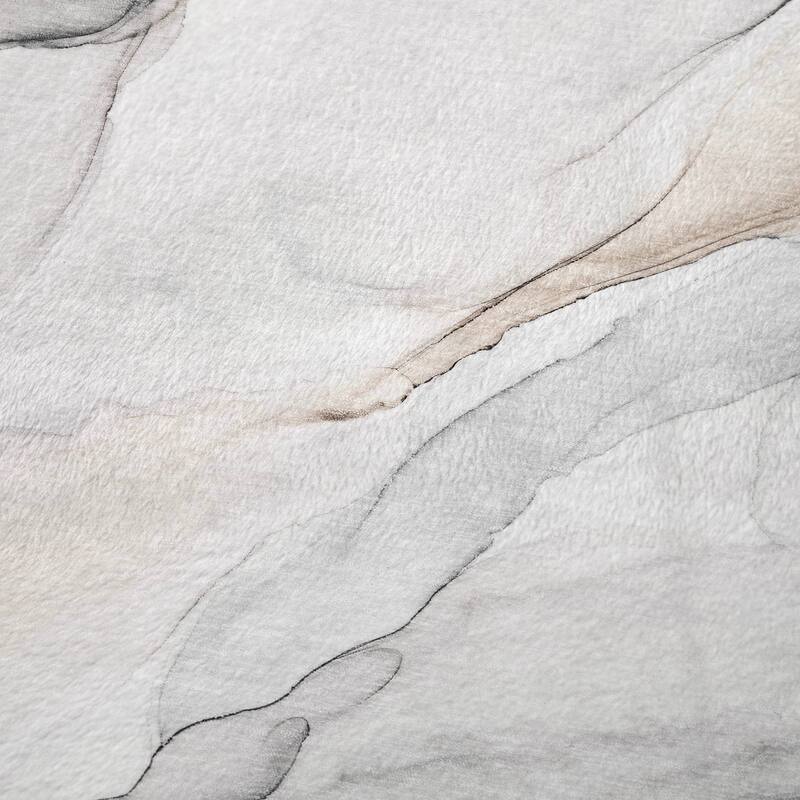 Premium Machine Washable Modern Abstract Sherpa Throw Blanket