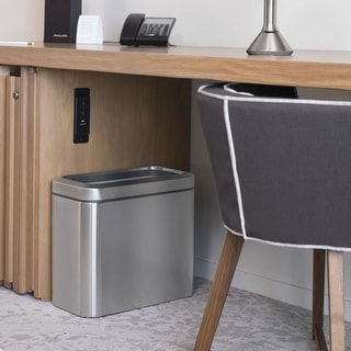 hOmeLabs 13 Gallon Automatic Trash Can for Kitchen - Stainless Steel  Garbage Can