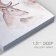 preview thumbnail 3 of 7, Blush Deer Premium Gallery Wrapped Canvas - Ready to Hang