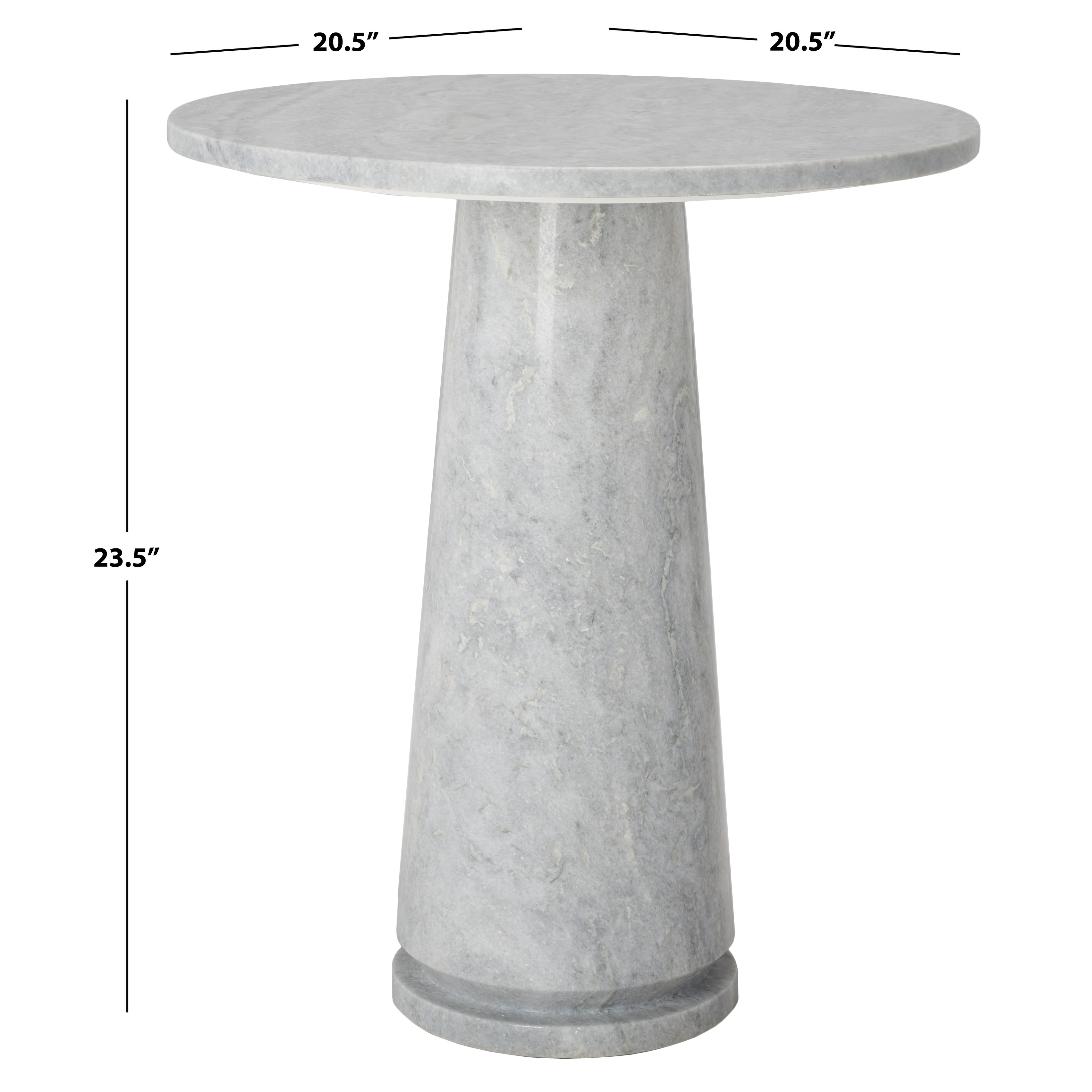 Tall pedestal side discount table