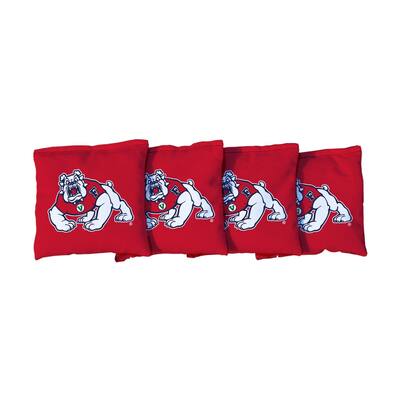 Fresno State Bulldogs Red Cornhole Bags