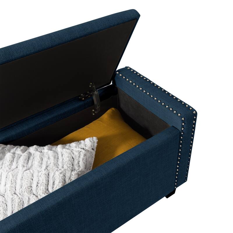 Luna Upholstered Storage Bench